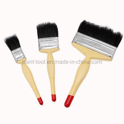 Bristle Brushes with Smooth Sanded Wood Handles and Tin Ferrules