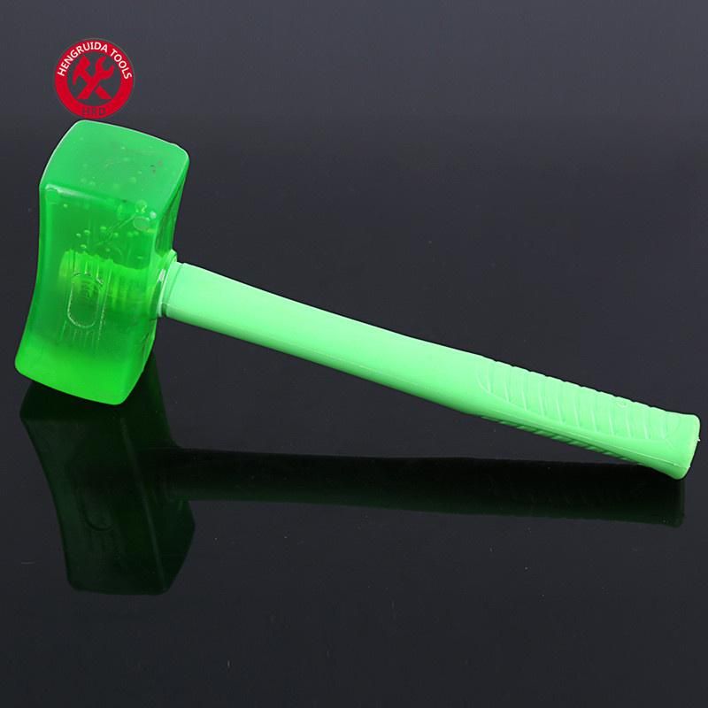 Rubber Hammer with Fiberglass Handle Plastic Handle