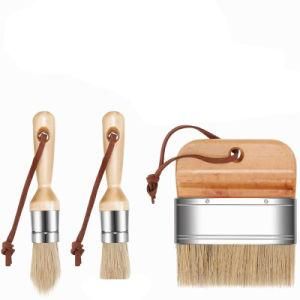 3PCS Wall Flat Sash Paint Brushes for Furniture and Wall Painting