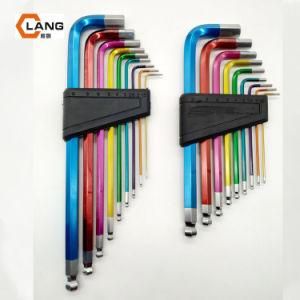 9PCS Colorful Coated SAE Metric 1.5-10mm Ball End Hex Key