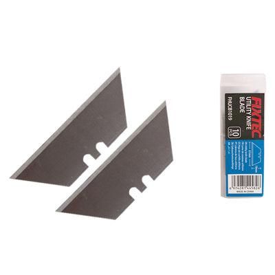 Fixtec Pack of 10 PCS Round Point Utility Knife Replacement Blades