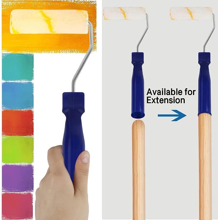 4” Wall Painting Roller Tools Set Small Painting Supplies for House Painting Indoor Outdoor Painting 14piece