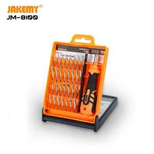 Jakemy High Quality 32 in 1 Antic-Drop Electronic Screwdriver Tool Kit with Tweezers for Electronics Repair