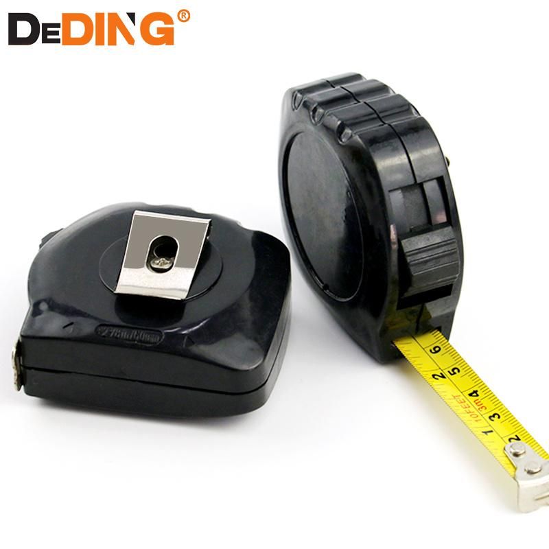 Factory Direct Sale Black Plastic Case 3m/5m /7.5m Tape Measure Steel Blade Measuring Tape