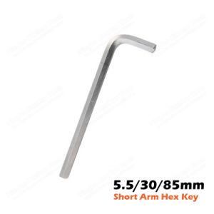 5.5/30/85mm Cr-V Short Arm Hex Key Wrench for Hand Tools Chromed