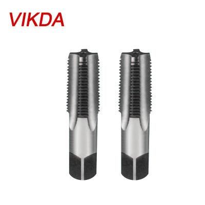 Vikda Taper Pipe Thread Taps Are Used for 1-1/4 1-1/2, 1/16, 1/8, 1/4, 3/8, 1/2, 3/4 Inch PT PF Standard Size