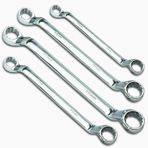 Double Offset Ring Box Head Wrench Combination Spanner