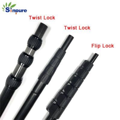 Customized Aluminum Telescopic Pole with Flip Lock