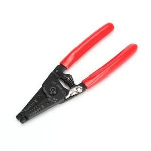 Electric Core Cable Wire Stripper for AWG26-16 with Red Soft Rotary Handle