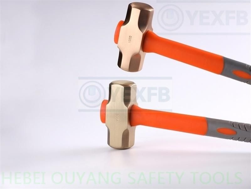 Non-Sparking Hammer Sledge Safety Tools Copper Beryllium 2500g