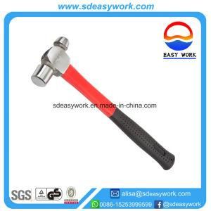 Forged Carbon Steel Ball Pein Hammer with High-Strength, Lightweight Fiberglass Shaft