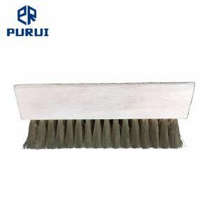 Square Brass Wire Brush with Wood Handle for Cleaning