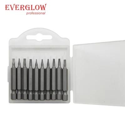 10PCS Bits Set with Plastic Box