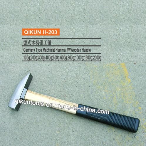 H-187 Construction Hardware Hand Tools American Straight Type Claw Hammer with Plastic Coated Handle