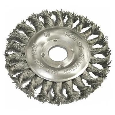 Twisted Wire Dish Wheel Brushes