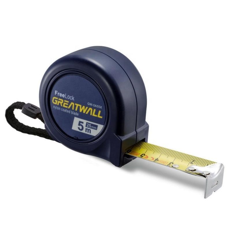 Great Wall Brand Promotional Two Color ABS Case Tape Measure 3m/5m/7.5m Free Stop Cheap Measuring Tape
