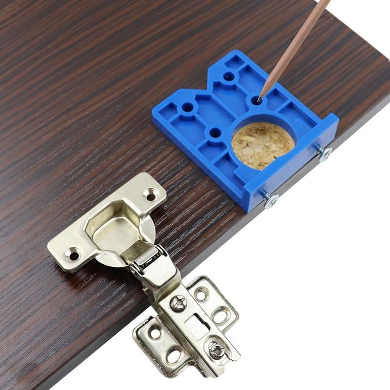 Hinge Hole Locator 35mm Door Panel Hinge Location Template, Woodworking Hinge Hole Installation Aids