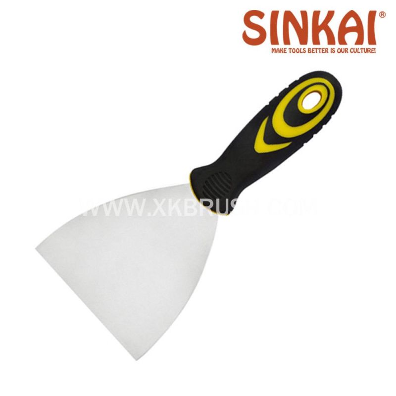 Stainless Steel Scrapper with Rubber Handle