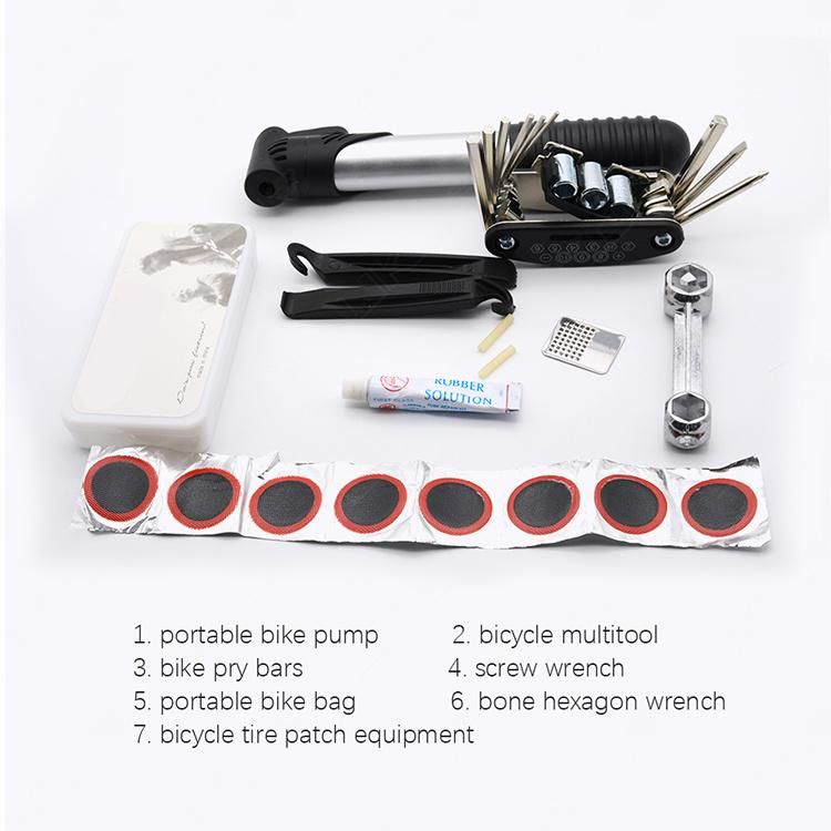 Emergency Bike Repair Tool Multitool Kit for Mountain Bicycle Maintenance