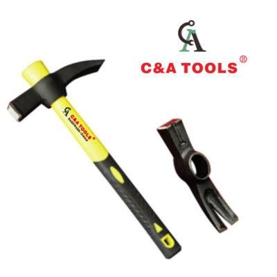French Type Claw Hammer with Plastic Handle
