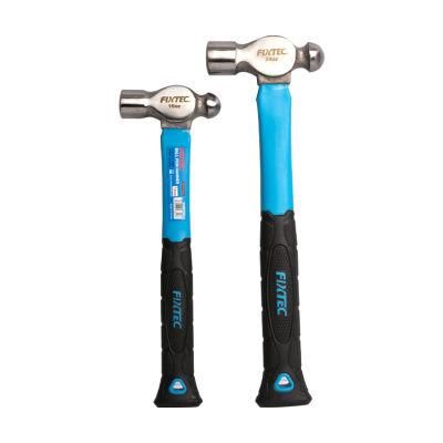 Fixtec Household Tool Set 24oz Carbon Steel Ball Pein Hammer with Fiber Handle