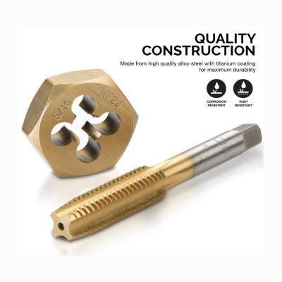 PRO-Grade Large-Diameter Titanium Tap &amp; Die Set