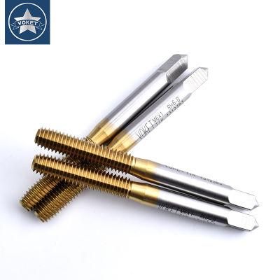 Hsse-M42 with Tin Forming Taps M7 M8 M9 M10 M11 M12 M14 M16 M18 M20 Metric Roll Machine Screw Thread Tap