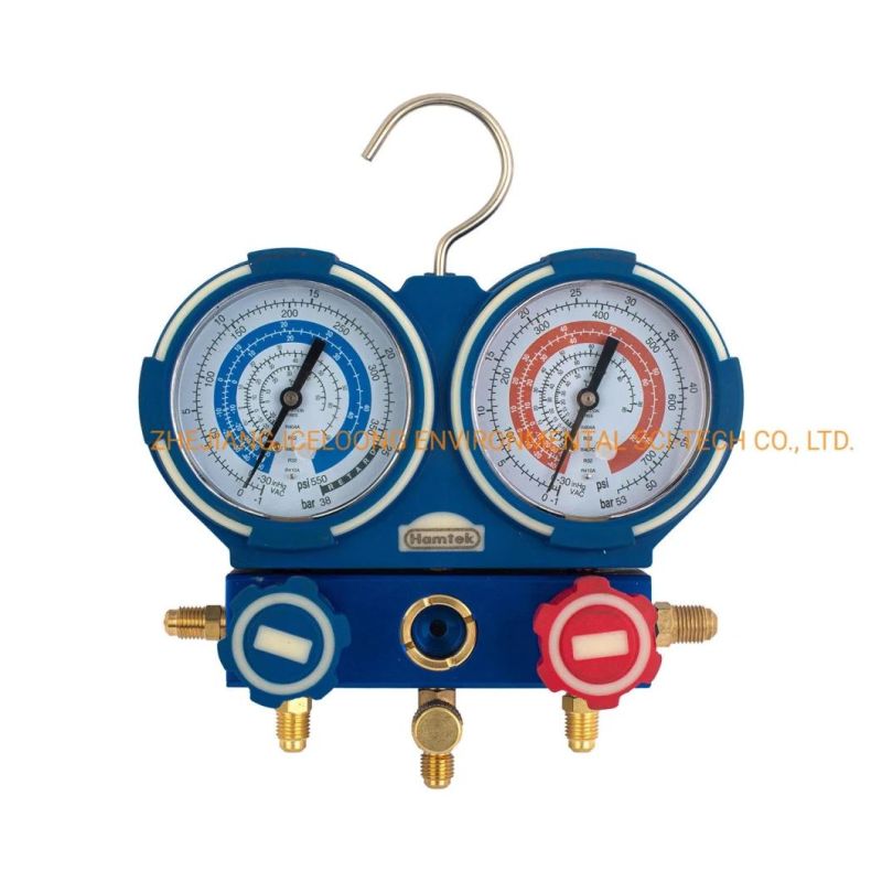 Professional OEM Double Gauge Manifold Set Refrigeration Tools