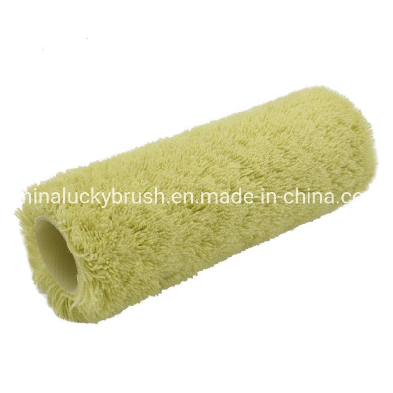 7 Inch Woven Polyester Fabric Paint Roller Brush (YY-SJPR010)