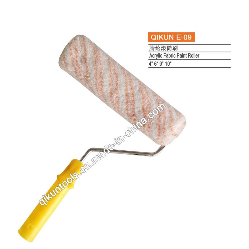 E-01 Hardware Decorate Paint Hand Tools Plastic Handle Acrylic Fabric Paint Roller