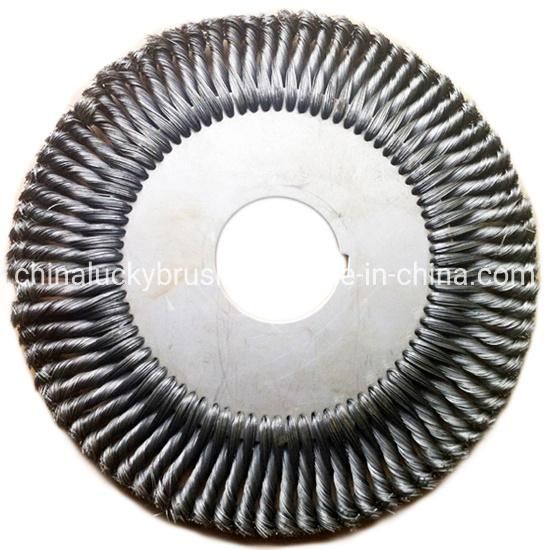 4inch Steel Wire Wheel Brush with Blue Plate (YY-592)