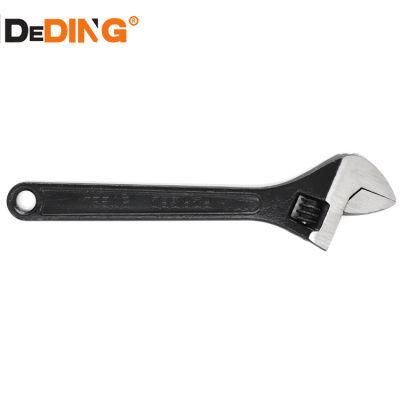 Durable Polished Black Lacquer Plated Smooth Adjustable Spanner/Wrench