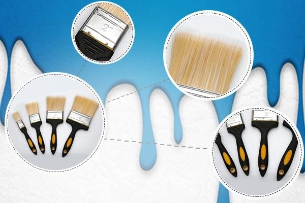 China Hot Selling Plastic Handle Paint Brush with PP Bristle