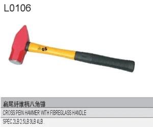 Cross Pein Hammer with Fibreglass Handle L0106