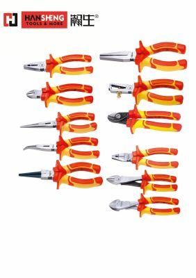 Professional Hand Tool, VDE Combination Pliers, Hand Tools, Hardware Tool, Cutting Tools, with 1000V Handle, VDE Pliers, Insulating Tools