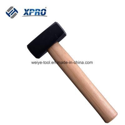 GS German Type Stoning Hammer with Wooden Handle