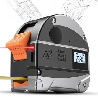High-Tech Laser Tape Measure Gmmt015 with High Precision