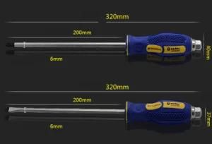 Screwdriver with Through Tang