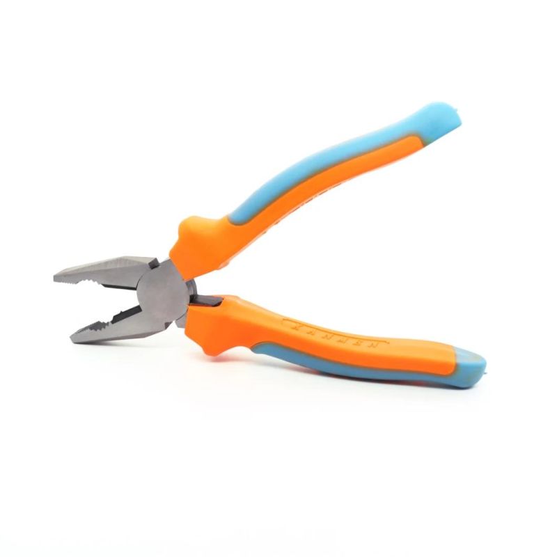 Professional Wholesale Rubber 6 Inch 8 Inch Steel Power Pliers with Logo Custom