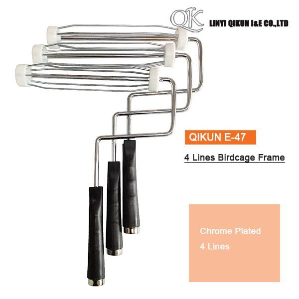 E-47 American Type 4 Lines Birdcage Paint Roller Frame Hardware Painting Hand Tools