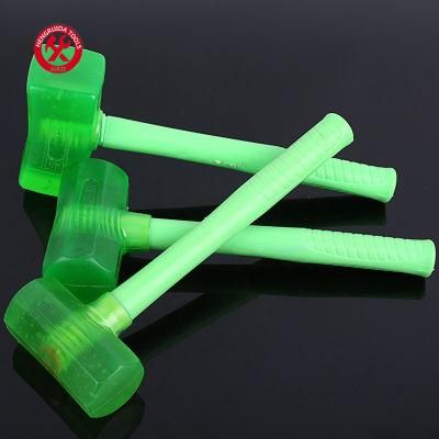 Rubber Hammer with Fiberglass Handle Plastic Handle