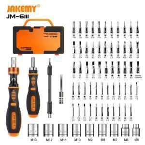 Jakemy 69 in 1 High Quality Telecom Ratchet Precision Screwdriver Tool Set for General Household Repair