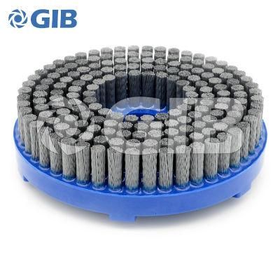 Od 160 mm Silicon Carbide Abrasive Disc Brush for Deburring &amp; Polishing, Grit 180