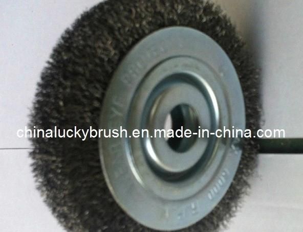 250mm Black Steel Wire Circular Wheel Brush (YY-051)