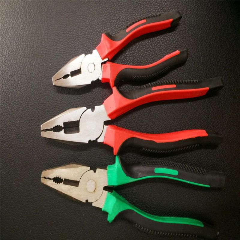 Colorful Handle Cutting Combination Plier with High Quality