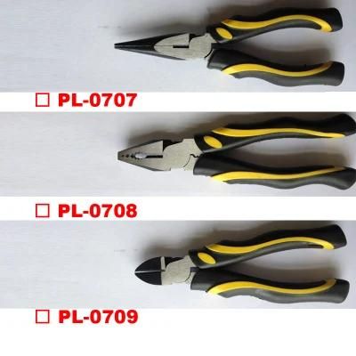 Germany Type Combination/Diagonal Cutting/Long Nose Pliers Two Color Handle