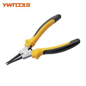 7&quot; External Circlip Pliers Straight Tips with Bi-Color Rubber Handle