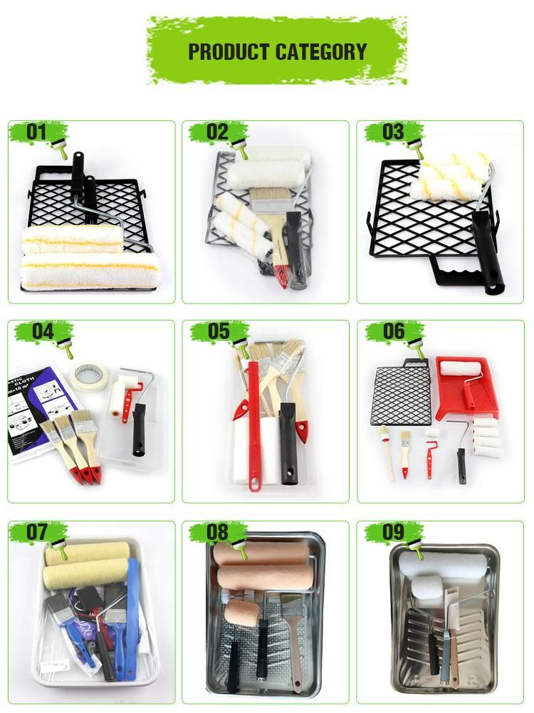 Normal Standard Paint Pad Tray with Roller +Paint Brush+Paint Tray