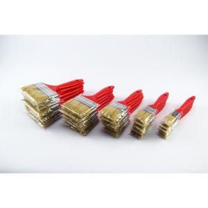 Different Sizes of Yellow Brush Wire Red Handle Paint Brush for Decoration