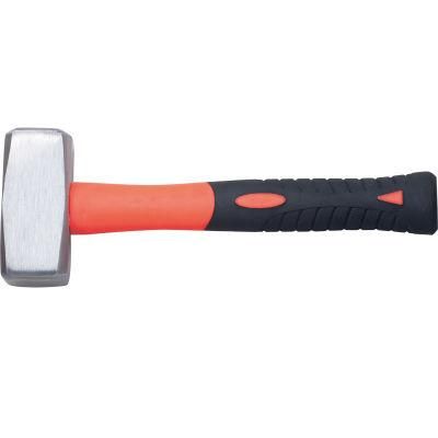 Carbon Steel Stoning Hammer with Fibergalss Hammer 1500g
